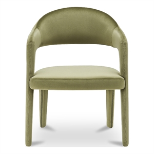 Moe's Home Collection Martens Dining Chairs Fabric Green