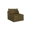 Moe's Home Collection Swift Slipper Chairs Fabric Green
