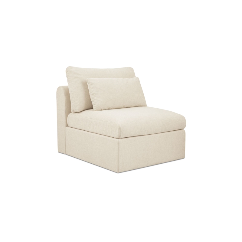 Moe's Home Collection Swift Slipper Chairs Fabric Beige