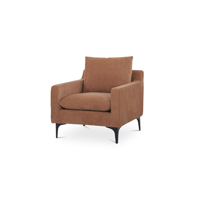 Moe's Home Collection Paris Accent Chairs Fabric Pink