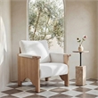 Moe's Home Collection Bauer Accent Chairs Wood White