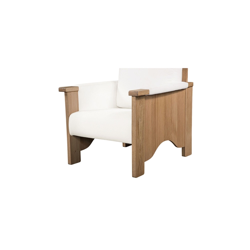 Moe's Home Collection Bauer Accent Chairs Wood White