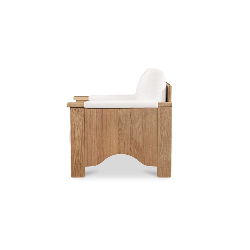 Moe's Home Collection Bauer Accent Chairs Wood White