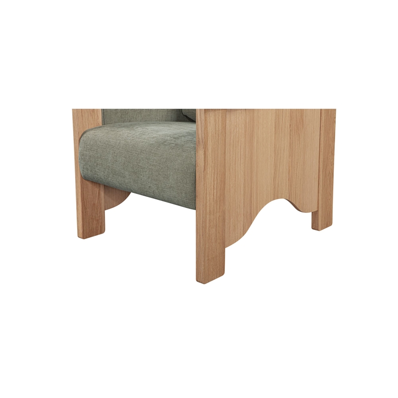 Moe's Home Collection Bauer Accent Chairs Wood Green