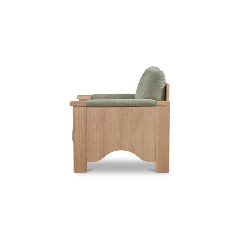 Moe's Home Collection Bauer Accent Chairs Wood Green