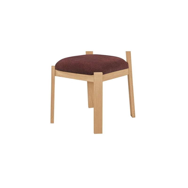 Moe's Home Collection Oli Dining Chairs Wood Purple