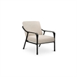 Moe's Home Collection Rowe Accent Chairs Metal Beige