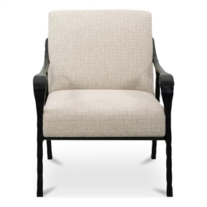 Moe's Home Collection Rowe Accent Chairs Metal Beige