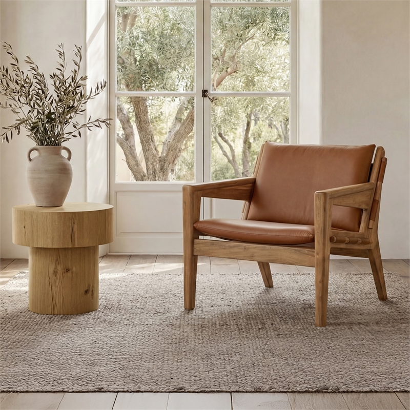 Moe's Home Collection Baker Accent Chairs Wood Brown