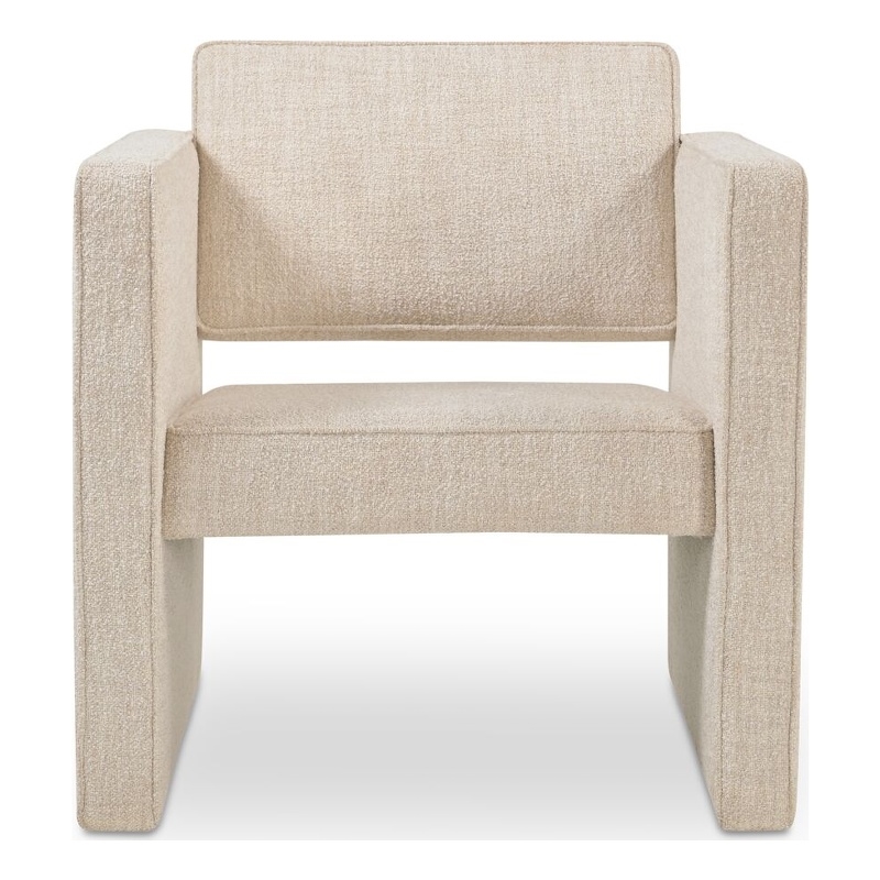 Moe's Home Collection Harris Accent Chairs Fabric Beige