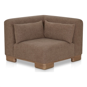 Moe's Home Collection June Corner Chairs Fabric Brown