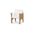 Moe's Home Collection Bauer Dining Chairs Wood White