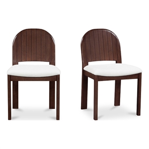 Moe's Home Collection Emil Dining Chairs Wood White