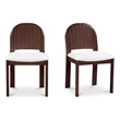 Moe's Home Collection Emil Dining Chairs Wood White