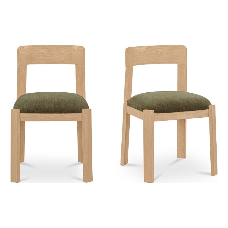Moe's Home Collection Oli Dining Chairs Wood Green