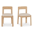 Moe's Home Collection Oli Dining Chairs Wood Multicolor