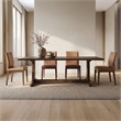 Moe's Home Collection Frankie Dining Chairs Leather Brown