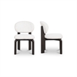 Moe's Home Collection Sami Dining Chairs Fabric White