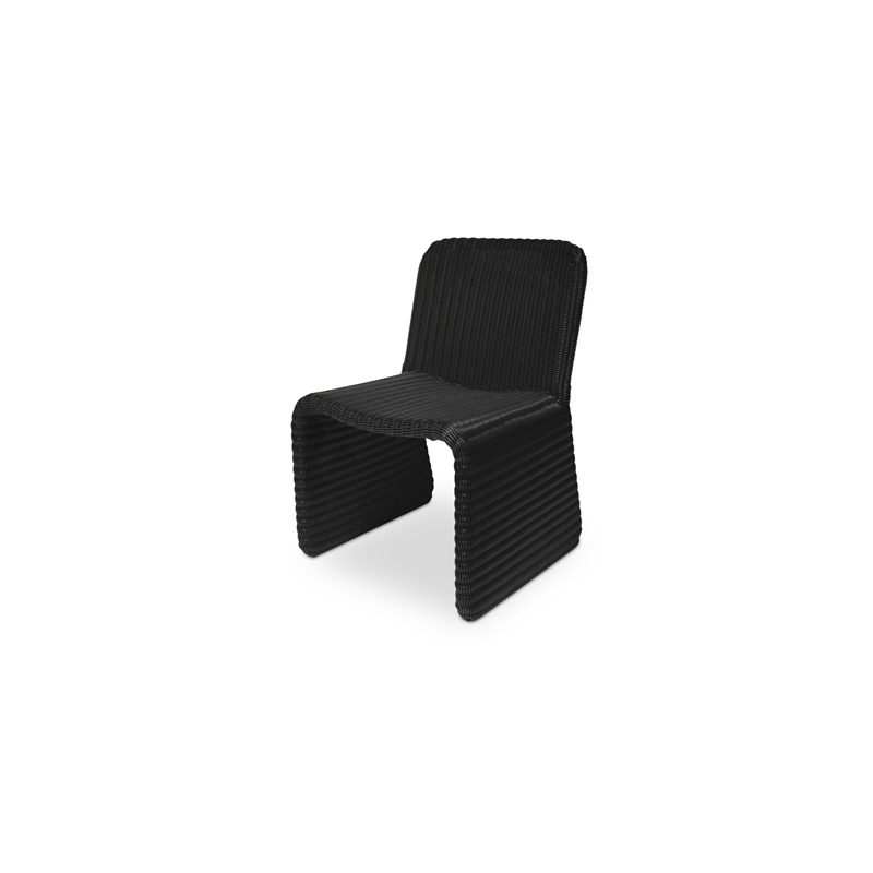 Moe's Home Collection Ella Outdoor Chairs Plastic Grey