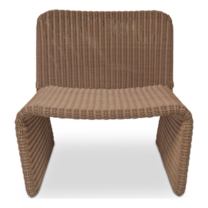 Moe's Home Collection Ella Outdoor Chairs Plastic Natural