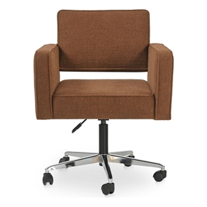 Moe's Home Collection Harris Office Chairs Fabric Red