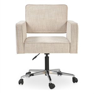 Moe's Home Collection Harris Office Chairs Fabric Beige