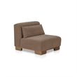 Moe's Home Collection June Slipper Chairs Fabric Brown