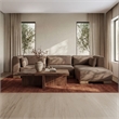 Moe's Home Collection June Slipper Chairs Fabric Brown