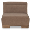 Moe's Home Collection June Slipper Chairs Fabric Brown