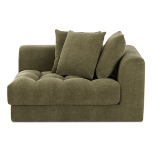 Moe's Home Collection Davie Corner Chairs Fabric Green