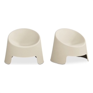 Moe's Home Collection Nolla Outdoor Chairs Plastic Grey