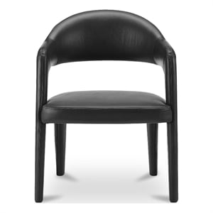 Moe's Home Collection Martens Dining Chairs Leather Black