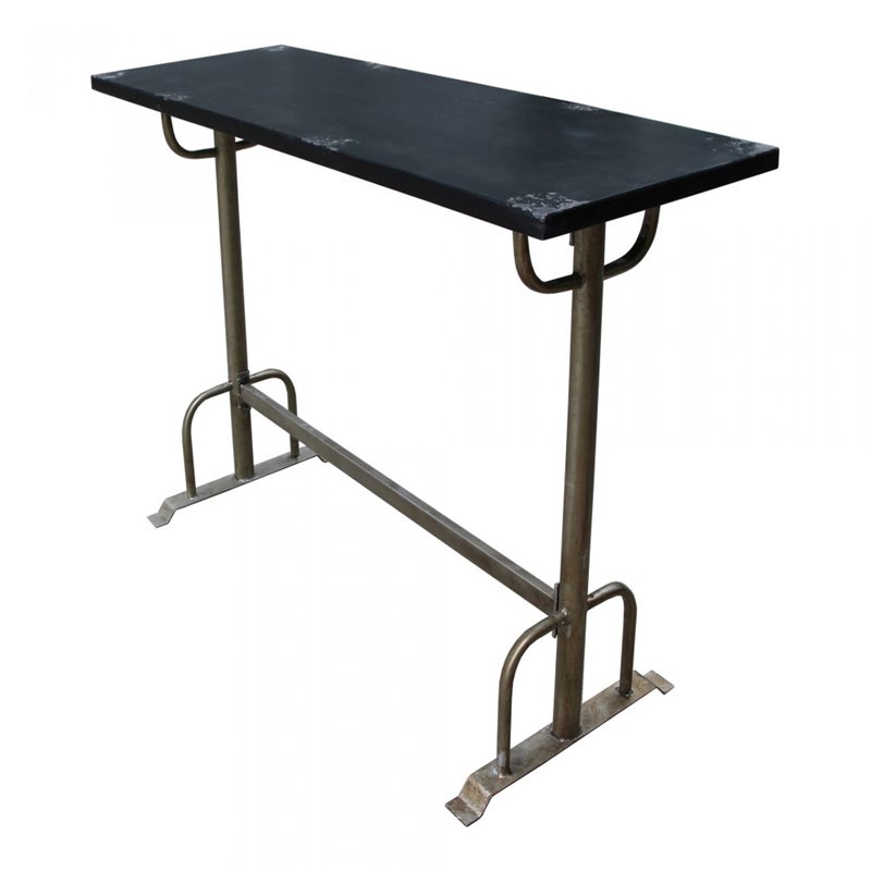 Moe's Sturdy Bar Table in Black Cymax Business