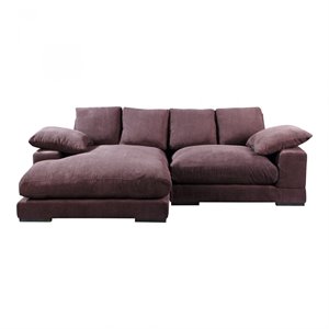 moe's home plunge upholstered left facing sectional
