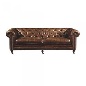 moe's home birmingham leather sofa