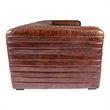 Moe's Home Collection Castle Sofa Dark Brown