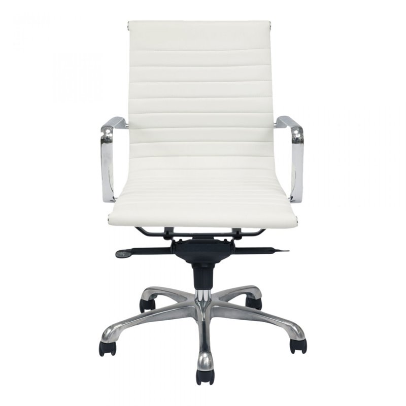 Moe S Omega Low Back Office Chair In White