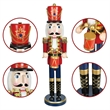 18 Inch Red -Wood Nutcracker Drummer Soldier