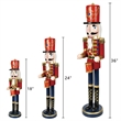 18 Inch Red -Wood Nutcracker Drummer Soldier