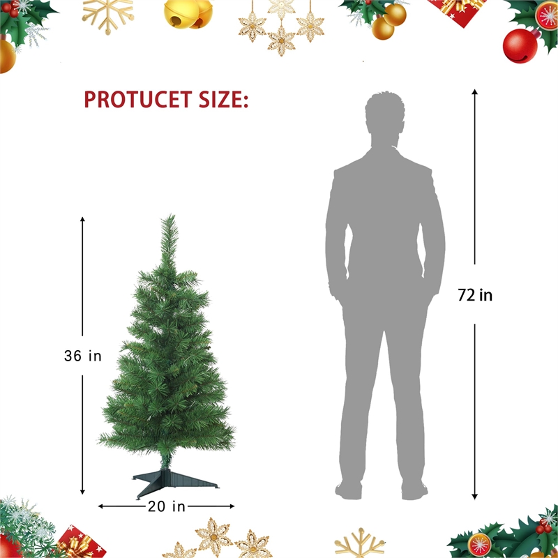 Jeco 3' Tacoma Pine Artificial Christmas Tree
