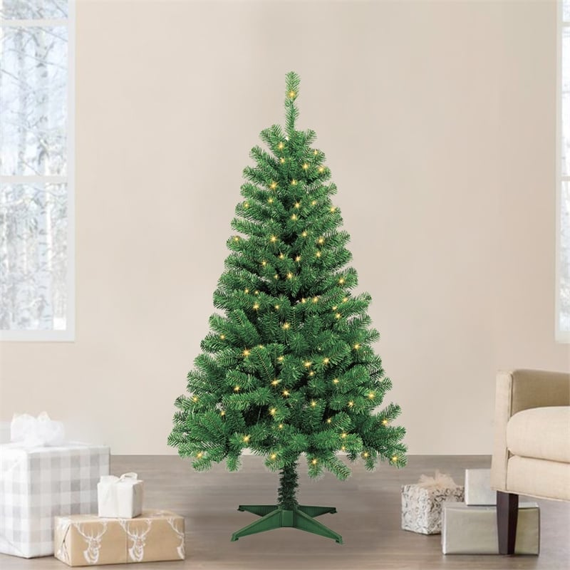 Jeco 5' Wood Trail Pine Artificial Christmas Tree