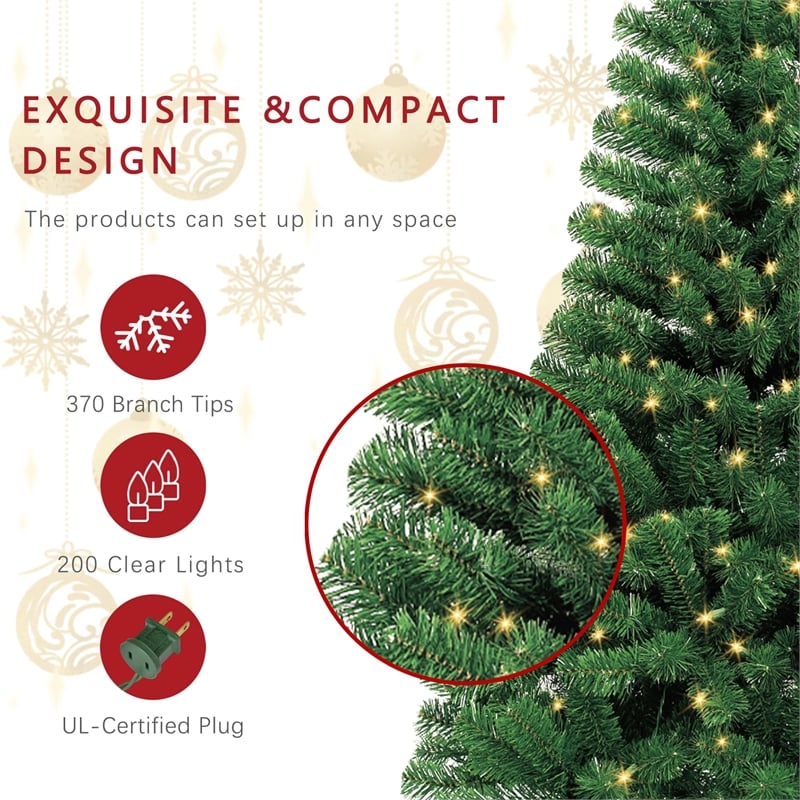 Jeco 5' Wood Trail Pine Artificial Christmas Tree