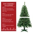Jeco 5' Wood Trail Pine Artificial Christmas Tree