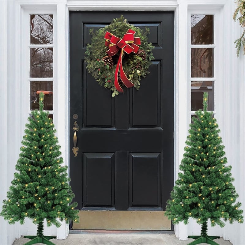 Jeco 5' Wood Trail Pine Artificial Christmas Tree