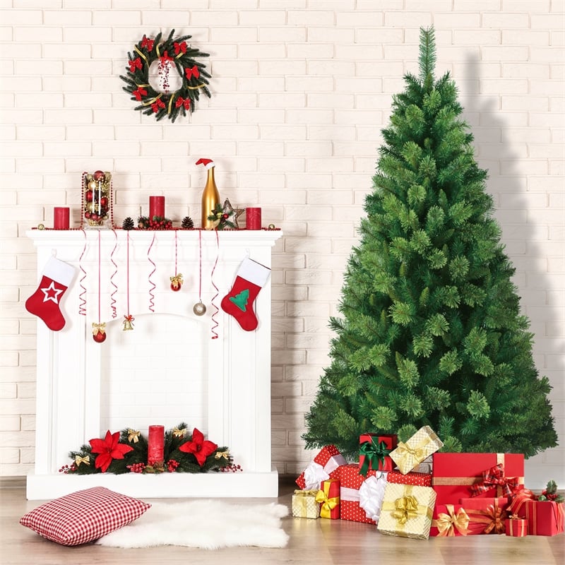 Jeco 6.5' Unlite Artificial Christmas Tree With Metal Base