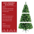 Jeco 6.5' Unlite Artificial Christmas Tree With Metal Base
