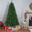 Jeco 7.5' Pre-Lit Artificial Christmas Tree With Metal Base