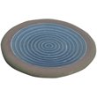 Jeco Ceramic Plate in Blue and Gray