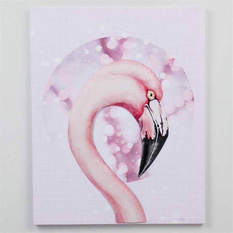 Jeco Flamingo 3D Canvas Art in Pink