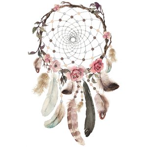 Jeco 19.7&quot Dreamcatcher Canvas Art in Multi-Color